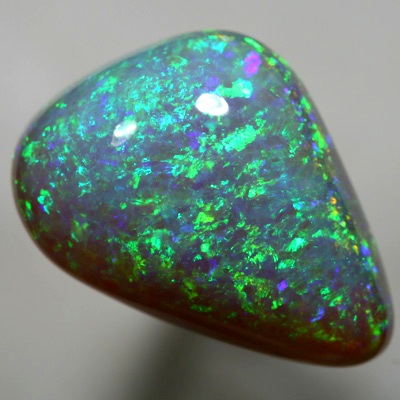 SOLID CRYSTAL OPAL Top quality. Floral harlequin pattern throughout, HUGE 21ct opal. SEE VIDEO